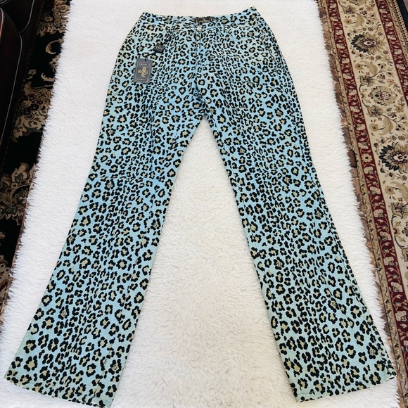 Fendi Pants - Fendi Tessuto Leopard Cheetah Print Pants size EU 45 US 31